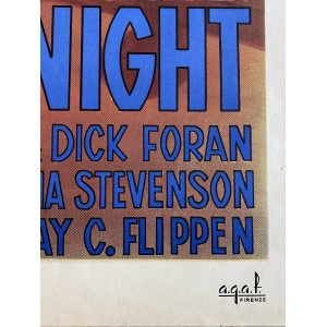 Poster Manifesto 2F Originale Vivi Con Rabbia, Studs Lonigan, Irving Lerner 2