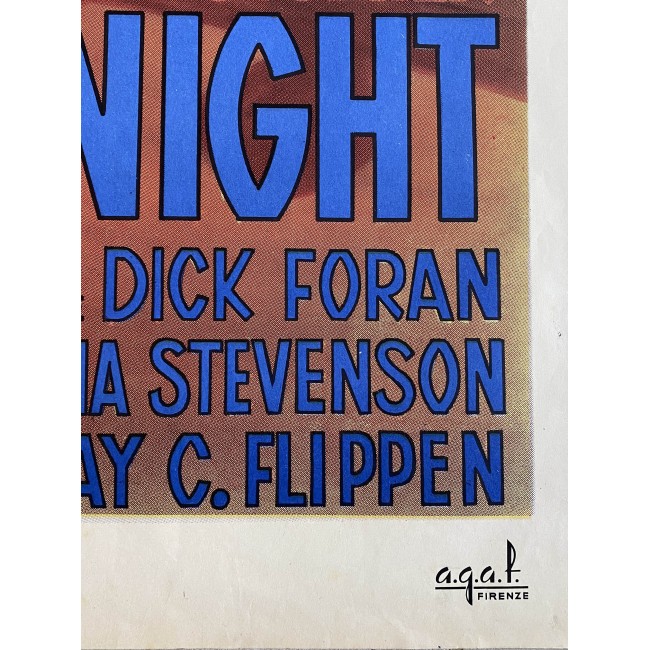 Poster Manifesto 2F Originale Vivi Con Rabbia, Studs Lonigan, Irving Lerner