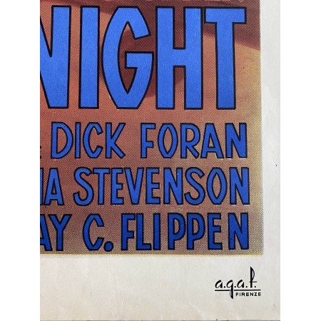 Poster Manifesto 2F Originale Vivi Con Rabbia, Studs Lonigan, Irving Lerner