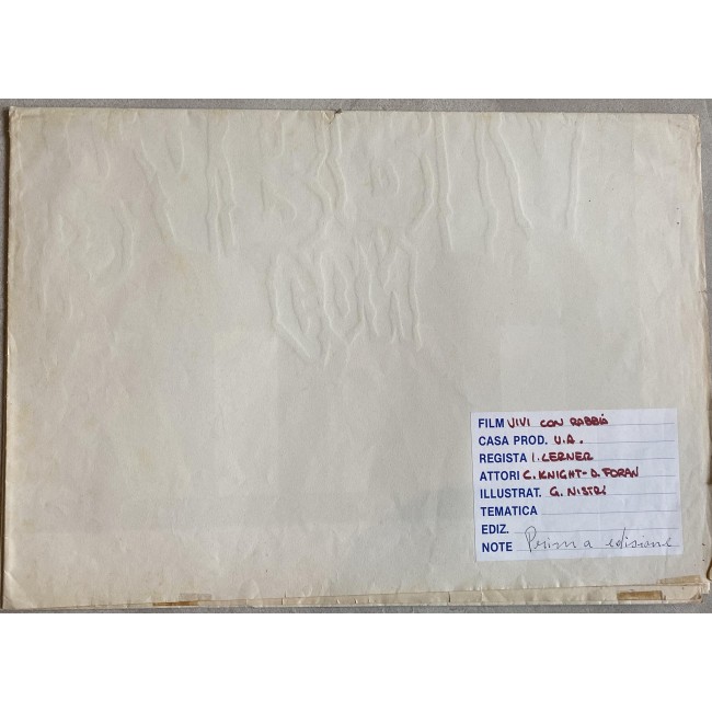 Poster Manifesto 2F Originale Vivi Con Rabbia, Studs Lonigan, Irving Lerner