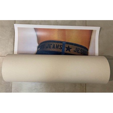 Manifesto Poster Originale Jesus Jeans Chi Mi Ama Mi Segua Toscani 70x100 CM