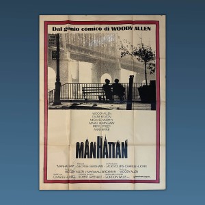 Poster Manifesto Originale 4F Manhattan Woody Allen 1979 140X200 CM