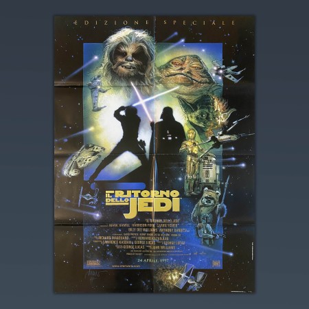 Poster Manifesto Star Wars Il Ritorno Dello Jedi Special Edition 1997 100X140 CM