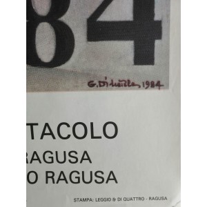 Poster Pubblicitario Ibla Viva Ragusa Sicilia Italy Sicily 70X100 CM 2