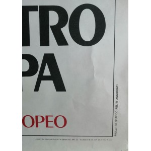 Poster Politico Originale Democrazia Cristiana Libertas Anni 80 70X100 CM 2